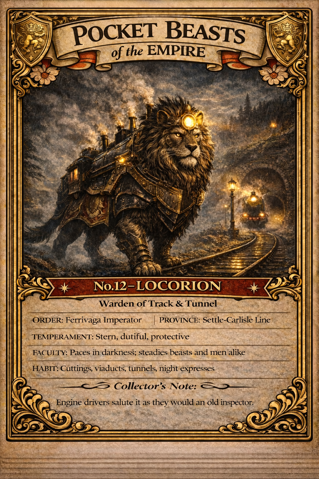 No. 12 — Locorion, Warden of Track & Tunnel